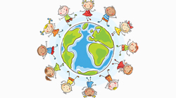 Kids-Encircling-Earth