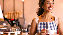 woman contemplating good business